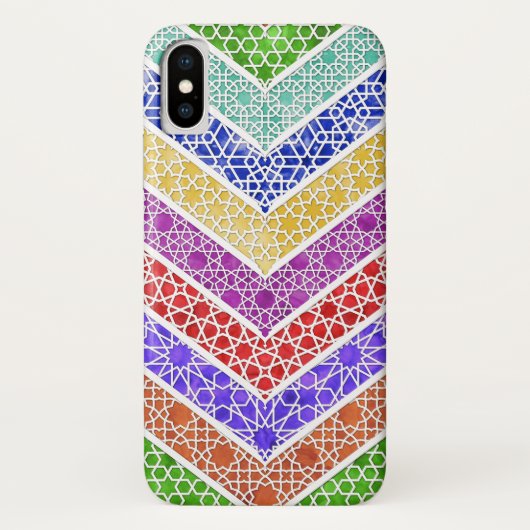 Marokkaanse Chevrons Case-Mate iPhone Case (Achterkant)