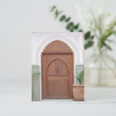Marokkaanse deur briefkaart (Staand voorkant)