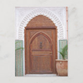 Marokkaanse deur briefkaart (Voorkant)