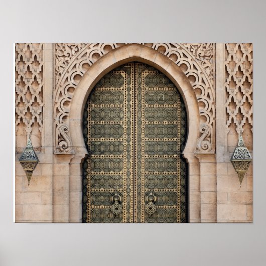 Marokkaanse deur poster (Voorkant)