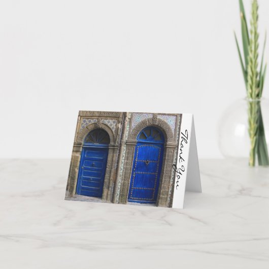 Marokkaanse deuren bedankt (Voorkant)