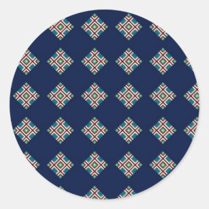 marokkaanse diamant ronde sticker
