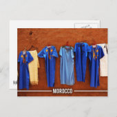 Marokkaanse dress briefkaart (Voorkant / Achterkant)