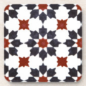 Marokkaanse driehoek zonder naadloze siergordel bier onderzetter (Voorkant)