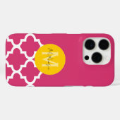 Marokkaanse Elke Kleur Gepersonaliseerde Monogram  Case-Mate iPhone Case (Achterkant (horizontaal))