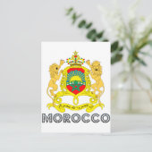 Marokkaanse Emblem Briefkaart (Staand voorkant)