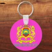 Marokkaanse Emblem Sleutelhanger (Voorkant)