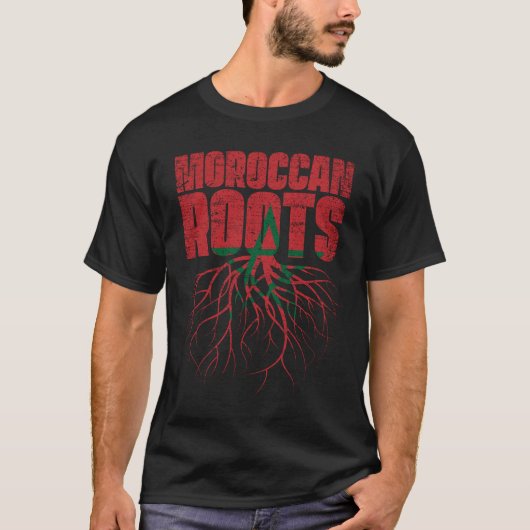 Marokkaanse erfgoedvlag Marokko T-shirt (Voorkant)