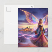 Marokkaanse fee briefkaart (Voorkant / Achterkant)