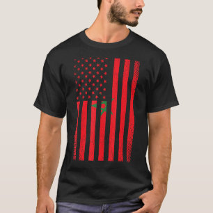 Marokkaanse Football Marokkaanse vlag Sport T-shirt