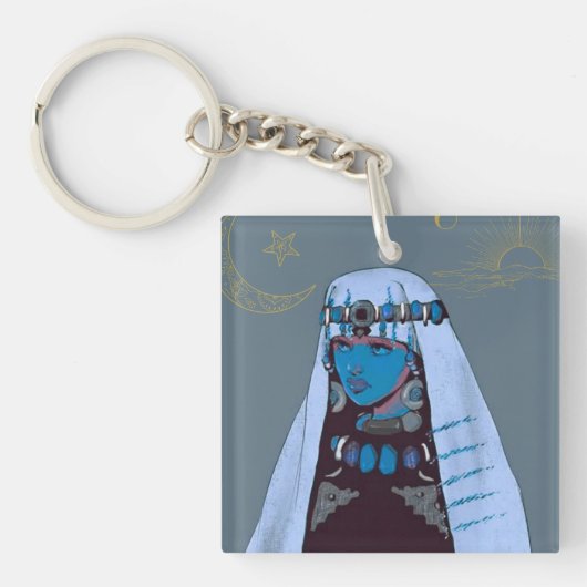 Marokkaanse foto sleutelhangers (Voorkant)