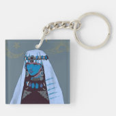 Marokkaanse foto sleutelhangers (Achterkant)