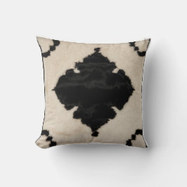Marokkaanse gelukzaligheid: zwarte en witte Kilim- Kussen