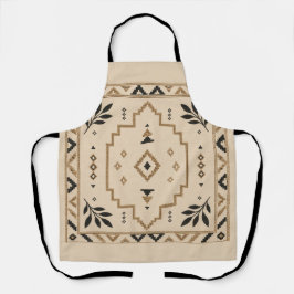 Marokkaanse Geometrische Boho Beige Schort