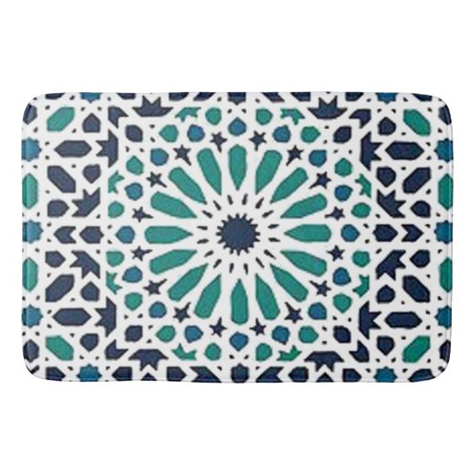 marokkaanse glazen badmat (Voorkant)