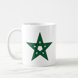 Marokkaanse Groene Vijfpuntige Ster Mok