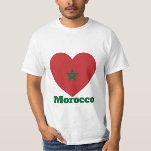 Marokkaanse hartvlag T-Shirt