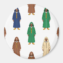 Marokkaanse Hooded Djellaba Mannen Patroon