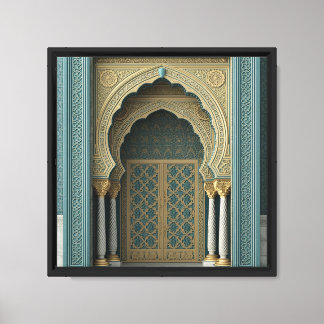 Marokkaanse Huisdecoratie  Canvas Afdruk