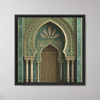 Marokkaanse Huisdecoratie  Canvas Afdruk