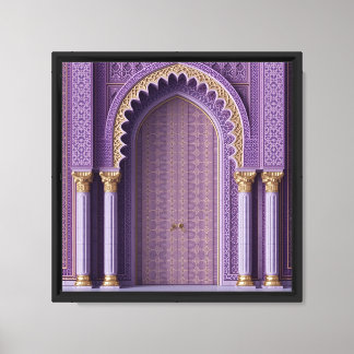 Marokkaanse Huisdecoratie  Canvas Afdruk