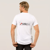Marokkaanse identiteitskaart Tri-Blend shirt (Achterkant volledig)