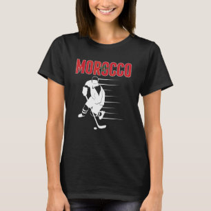 Marokkaanse IJshockey Marokkaans Hockey Team Sup T-shirt