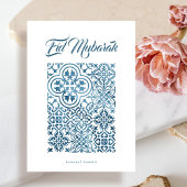 Marokkaanse Kaart Eid Mubarak
