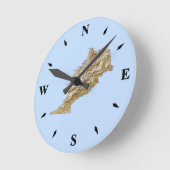 Marokkaanse kaartklok ronde klok (Hoek)