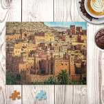 Marokkaanse Kasbah Desert City Puzzle Legpuzzel<br><div class="desc">Puzzle met een stad in de woestijn van Marokko. Met zoveel overeenkomende kleuren en vormen een extra uitdaging!</div>