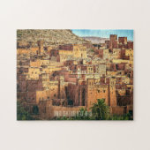 Marokkaanse Kasbah Desert City Puzzle Legpuzzel (Horizontaal)