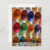 Marokkaanse keramische Borden Briefkaart (Voorkant / Achterkant)