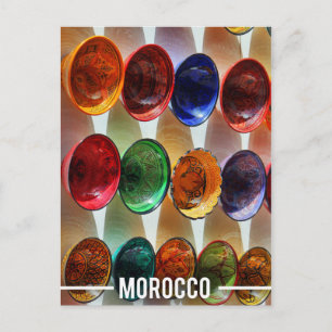 Marokkaanse keramische Borden Briefkaart