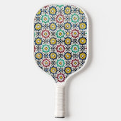 Marokkaanse Keramische Zellije Pickleball Paddle (Achterkant)