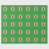 Marokkaanse Kerstengel Vlag Persoonlijk Cadeaupapier (Vlak)