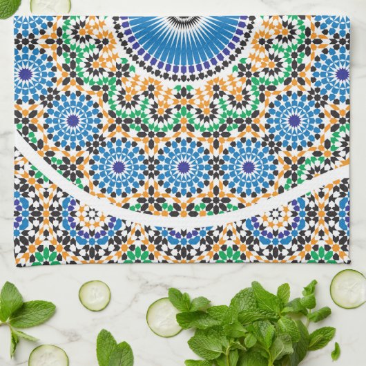 Marokkaanse keukenhanddoek (Gevouwen)