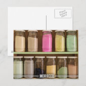 Marokkaanse kleurpigmenten in de soep van Marrakes Briefkaart (Voorkant / Achterkant)