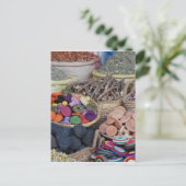 Marokkaanse kruiden en specerijen briefkaart (Staand voorkant)