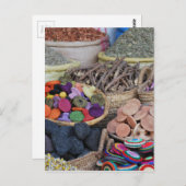 Marokkaanse kruiden en specerijen briefkaart (Voorkant / Achterkant)