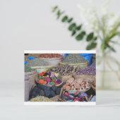 Marokkaanse kruiden en specerijen briefkaart (Staand voorkant)