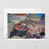 Marokkaanse kruiden en specerijen briefkaart (Voorkant / Achterkant)