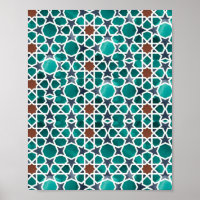 Marokkaanse kunst geometrisch patroon