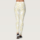 Marokkaanse kunst in goudkleur leggings (Achterkant)