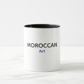Marokkaanse Kunst Minimalistische Kleur Blok Mok 1 (Midden)