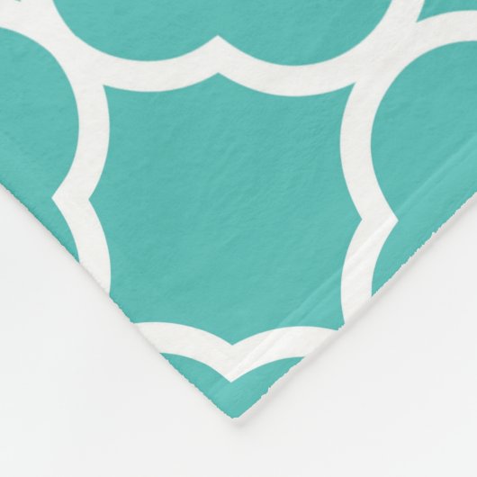 Marokkaanse kwartklaver fleece deken (Hoek)