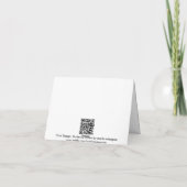 Marokkaanse lantaarn bedankkaart (Achterkant)