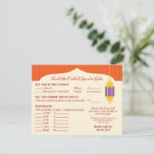 Marokkaanse Lantaarn Fundraiser Gala RSVP-kaart RSVP Kaartje (Staand voorkant)