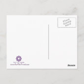 Marokkaanse Lattice - Briefkaart Turquoise (Achterkant)