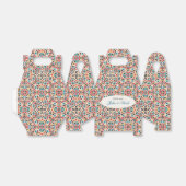 Marokkaanse lattice geometrische mandala bruiloft bedankdoosjes (Uitgevouwen)