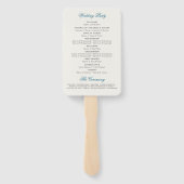 Marokkaanse lattice geometrische mandala bruiloft handwaaier (Achterkant)